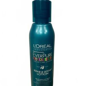 Loreal EverPure Repair & Defend Leave In Lotion 4.2 Fl Oz SULFATE FREE